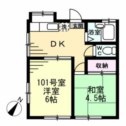 ヴェルメゾンの物件間取画像