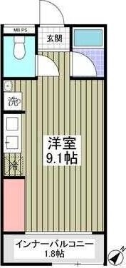 ＭＱｕａｒｔｏ港南台の物件間取画像