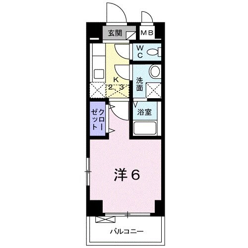 ＹＮハイムIの物件間取画像