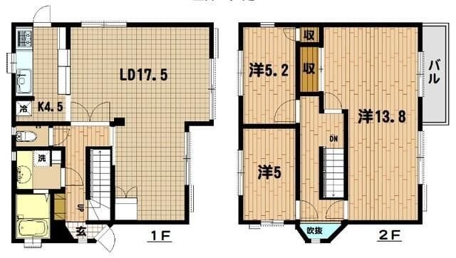 望洋台戸建の物件間取画像