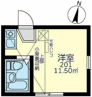 ユナイト上町ウィラッコディーの物件間取画像