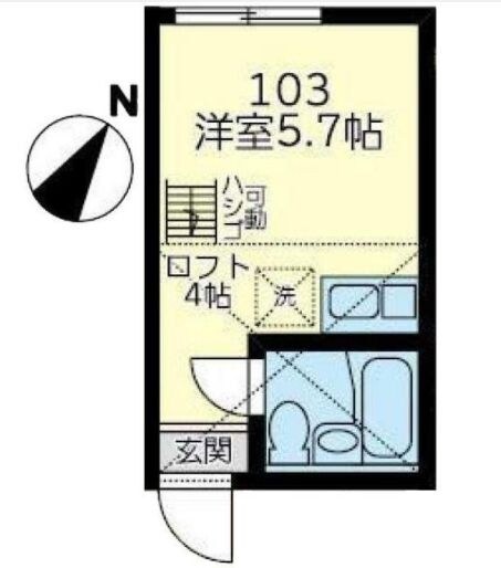 ユナイト野島アレッサンドロの物件間取画像