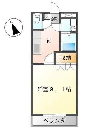 サニーヒルズ　Ｍの物件間取画像