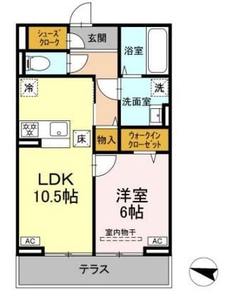 D-paina中里の物件間取画像