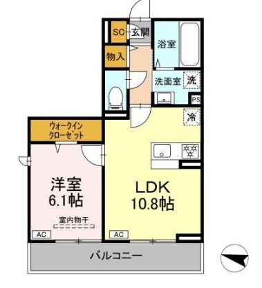 D-paina中里の物件間取画像