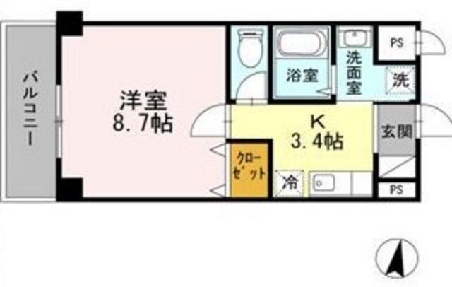 サンヒルズの物件間取画像