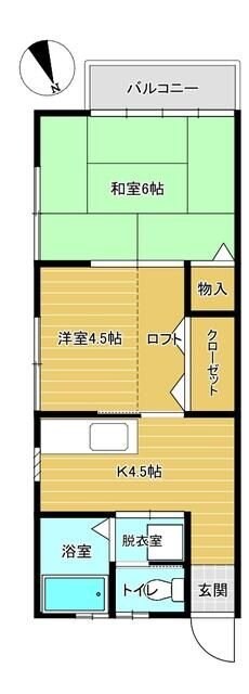 池田ハイツの物件間取画像