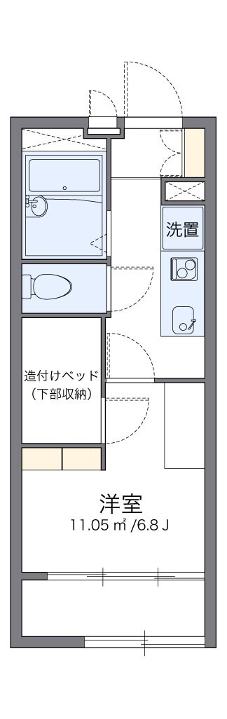 レオパレスエスペランサ横須賀の物件間取画像