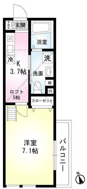 Ａｍｎｅｓｉａ逗子の物件間取画像