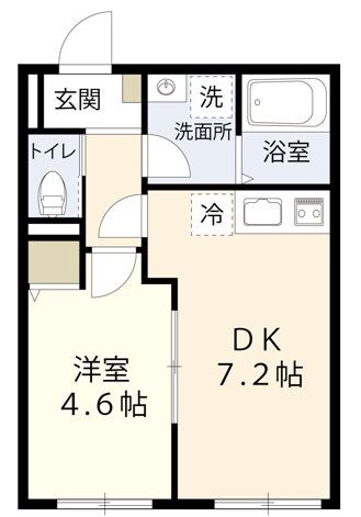 Grandel富岡の物件間取画像