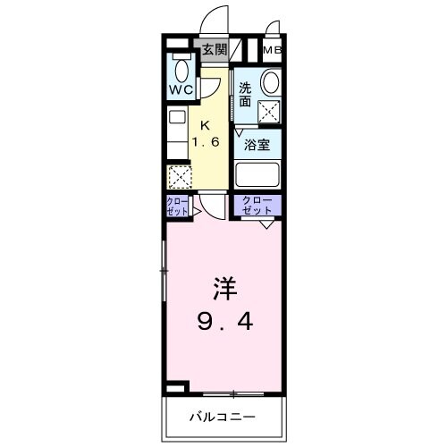 ソレイユＫの物件間取画像