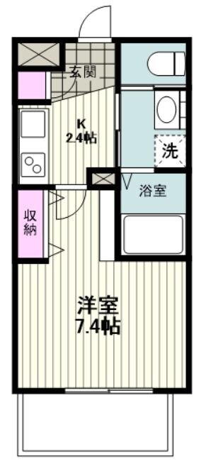 ヘーベルメゾン新川崎の物件間取画像