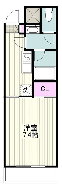 グレース川崎IIIの物件間取画像