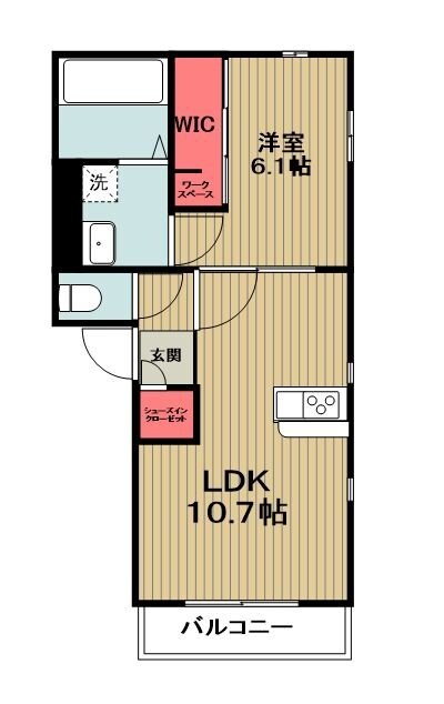 ドミールかわさきの物件間取画像