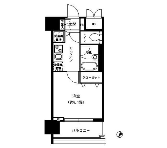 アストリア鶴見の物件間取画像