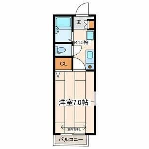 ウエストタウンの物件間取画像