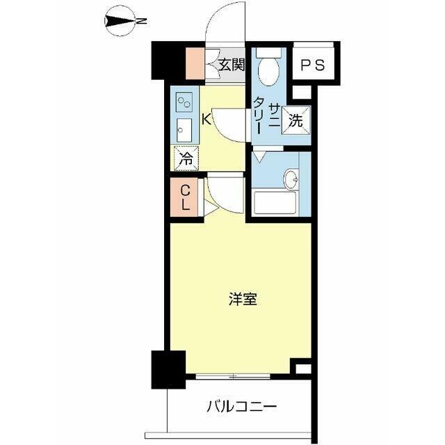 スカイコート川崎西口の物件間取画像