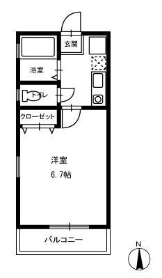 ＰＡＬＡＣＥ　ＹＡＭＡＤＡの物件間取画像