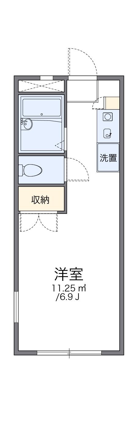 レオパレスＡＮＮＥＸＥＧＡＷＡの物件間取画像