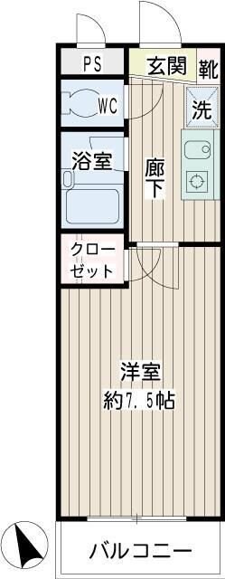 クレール平安の物件間取画像