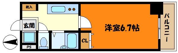 ドミール元住吉の物件間取画像