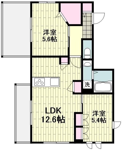 アルカサール久留里の物件間取画像