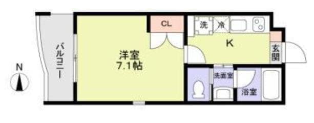 ウィスタリアＩＩの物件間取画像