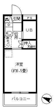 トラストビラ住吉の物件間取画像