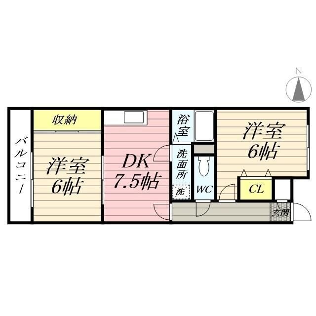 パレスコスゲの物件間取画像