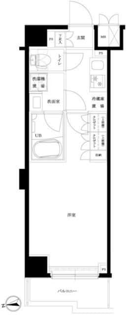 ルーブル横濱矢向の物件間取画像