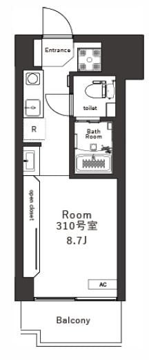 エクサハイツ元住吉の物件間取画像