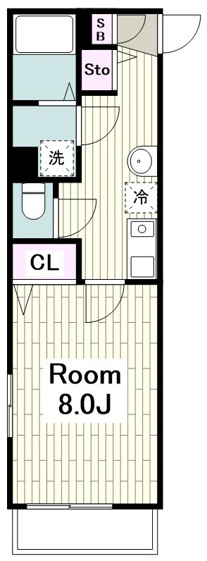 レディオ雅の物件間取画像