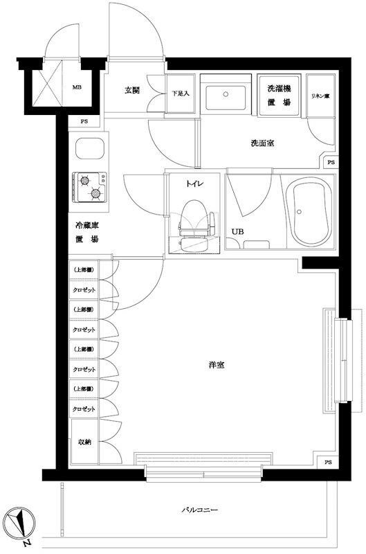 ルーブル武蔵中原参番館の物件間取画像