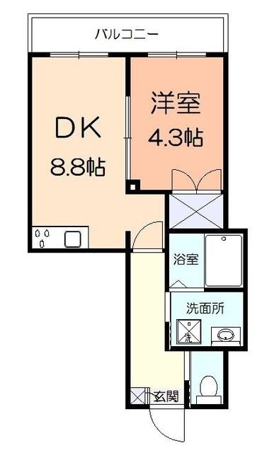 エバーグリーンフォレストの物件間取画像