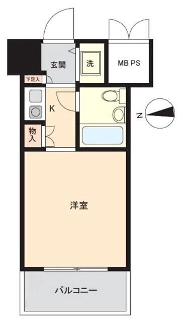 ライオンズマンション新川崎第２の物件間取画像