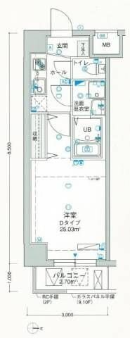 グランリーヴェル川崎ウエストの物件間取画像