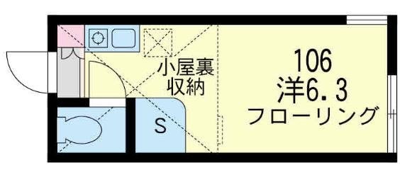 ユナイトステージ鹿島田ジュリエットの物件間取画像