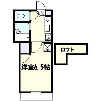 ハイツ万代の物件間取画像