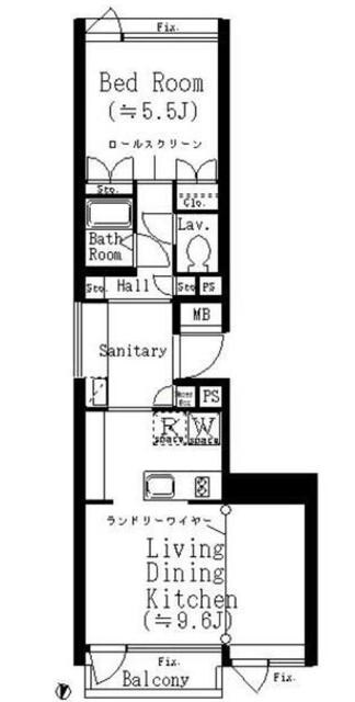 シメトリー木場の物件間取画像