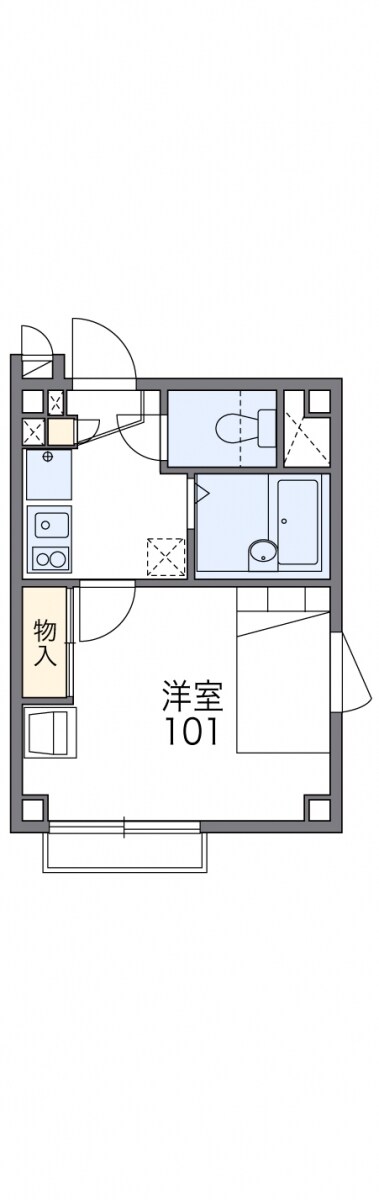 レオパレス木場公園の物件間取画像