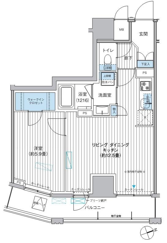 栖-すみか-浅草蔵前の物件間取画像