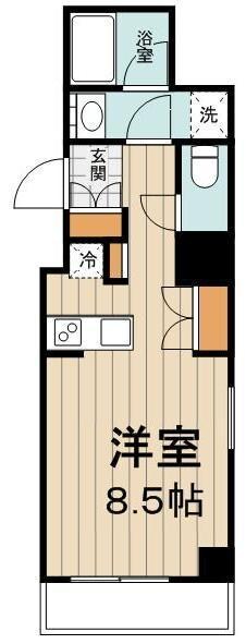 カスタリア森下IIの物件間取画像