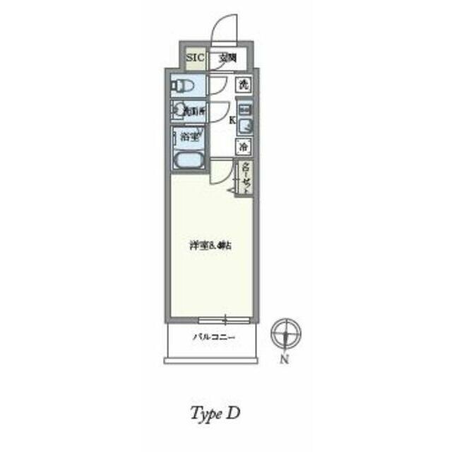 グランパセオ菊川の物件間取画像