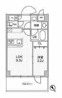 ドゥーエ曳舟の物件間取画像