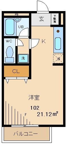 ピアロード大島の物件間取画像