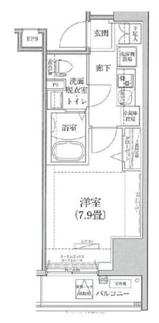 ルフレ深川イーストの物件間取画像