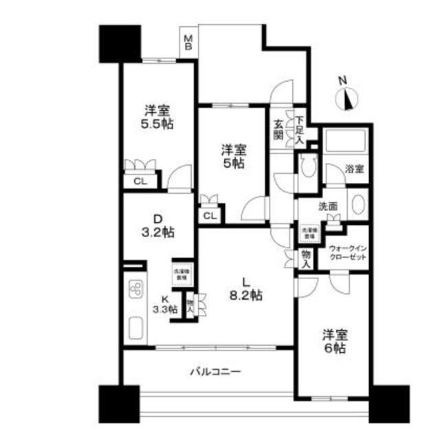 ソルフィエスタラプレの物件間取画像