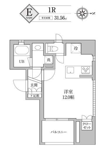 ＫＤＸレジデンス神田の物件間取画像