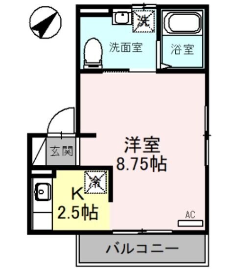 アブリーゴ１１の物件間取画像