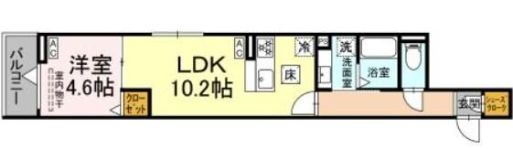 グラナーデ西瑞江の物件間取画像